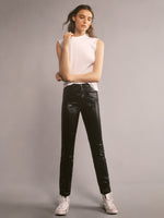 Le Sylvie Slender Straight Croc 