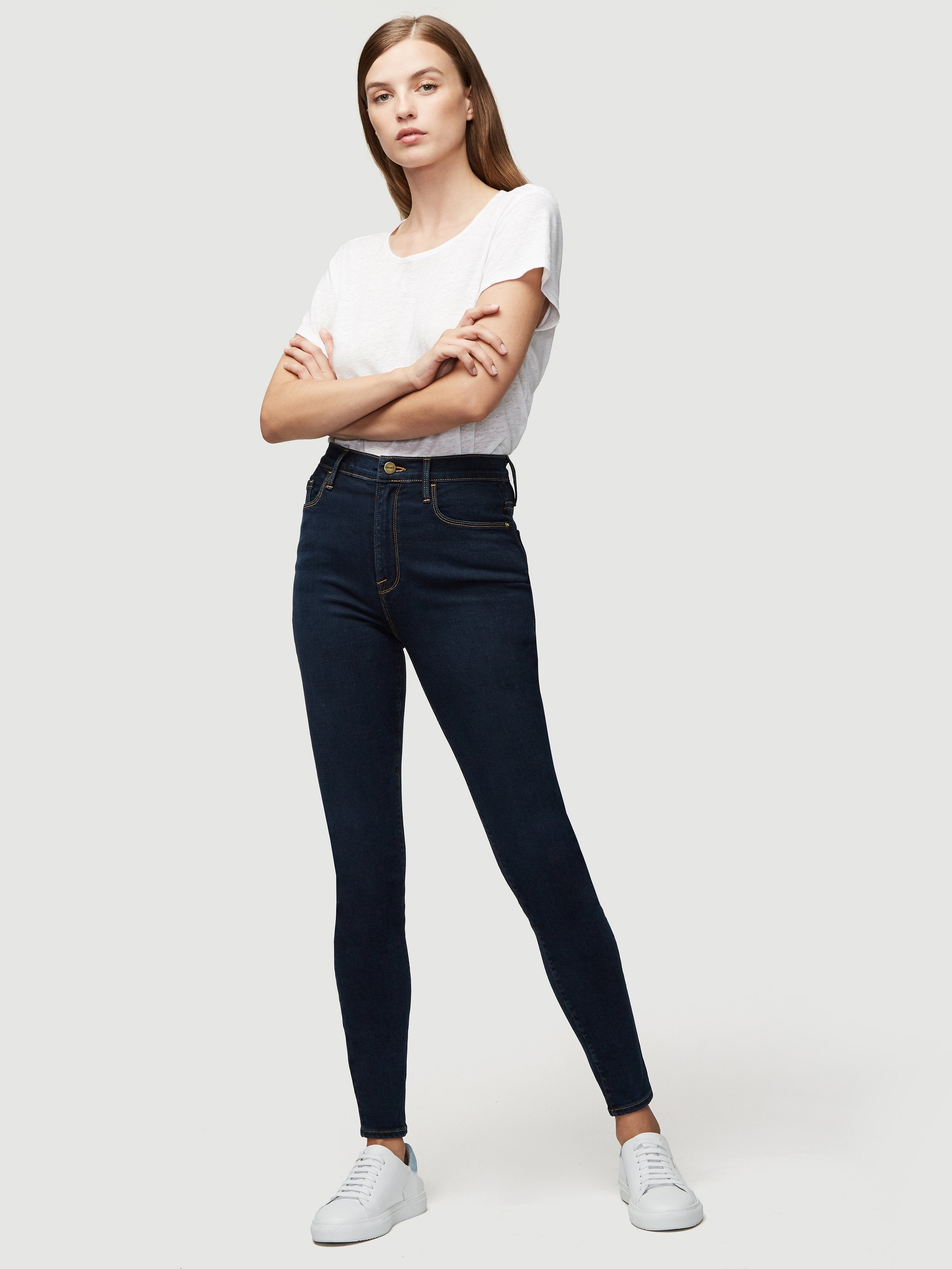 jeans front full body view