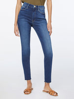 Ali High Rise Skinny Raw Edge 