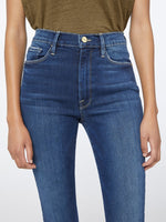 Ali High Rise Skinny Raw Edge 