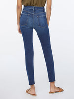 Ali High Rise Skinny Raw Edge 