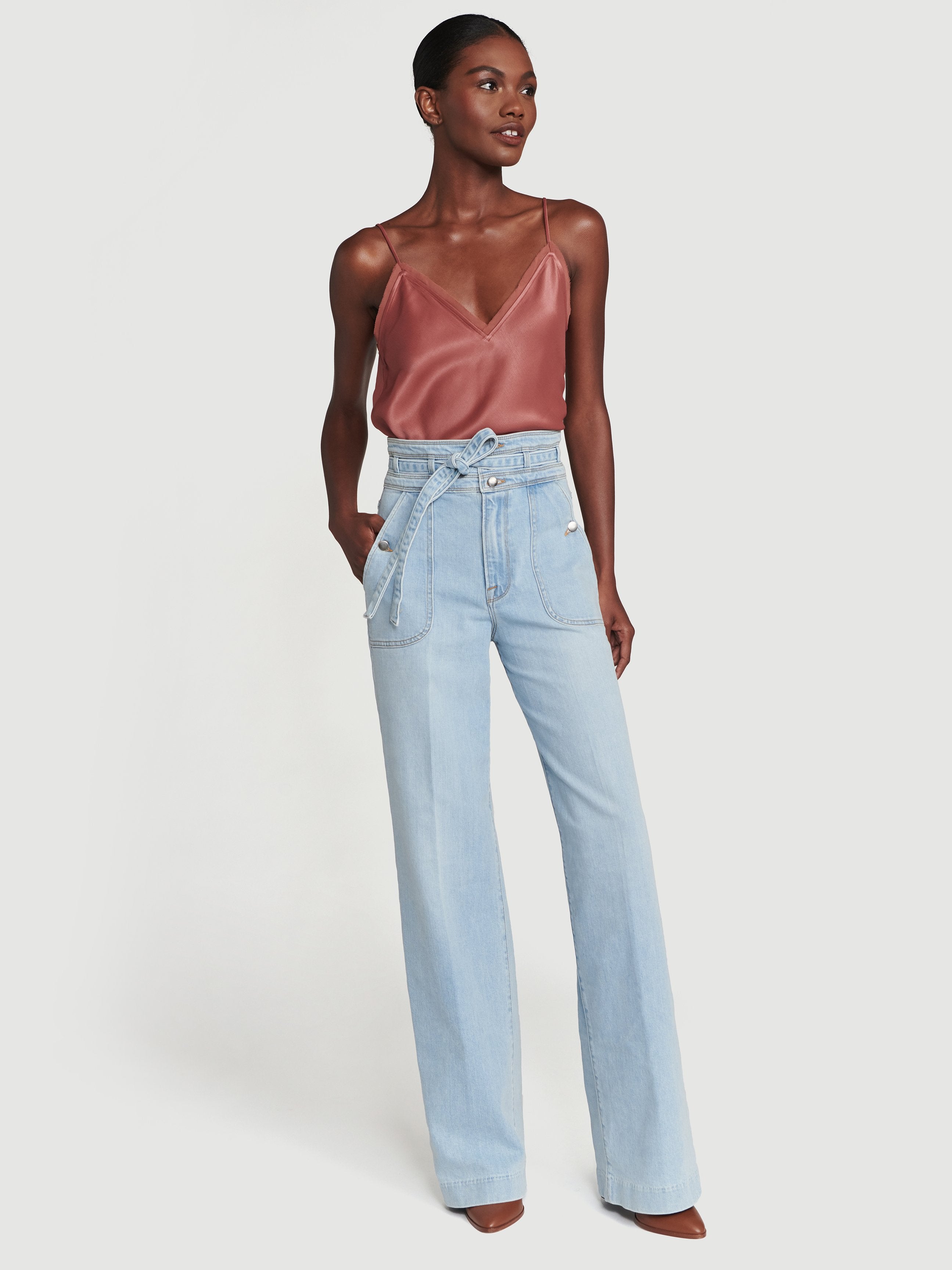 jeans front full body view