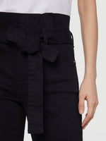 Belted Pleated Pegged Jean 