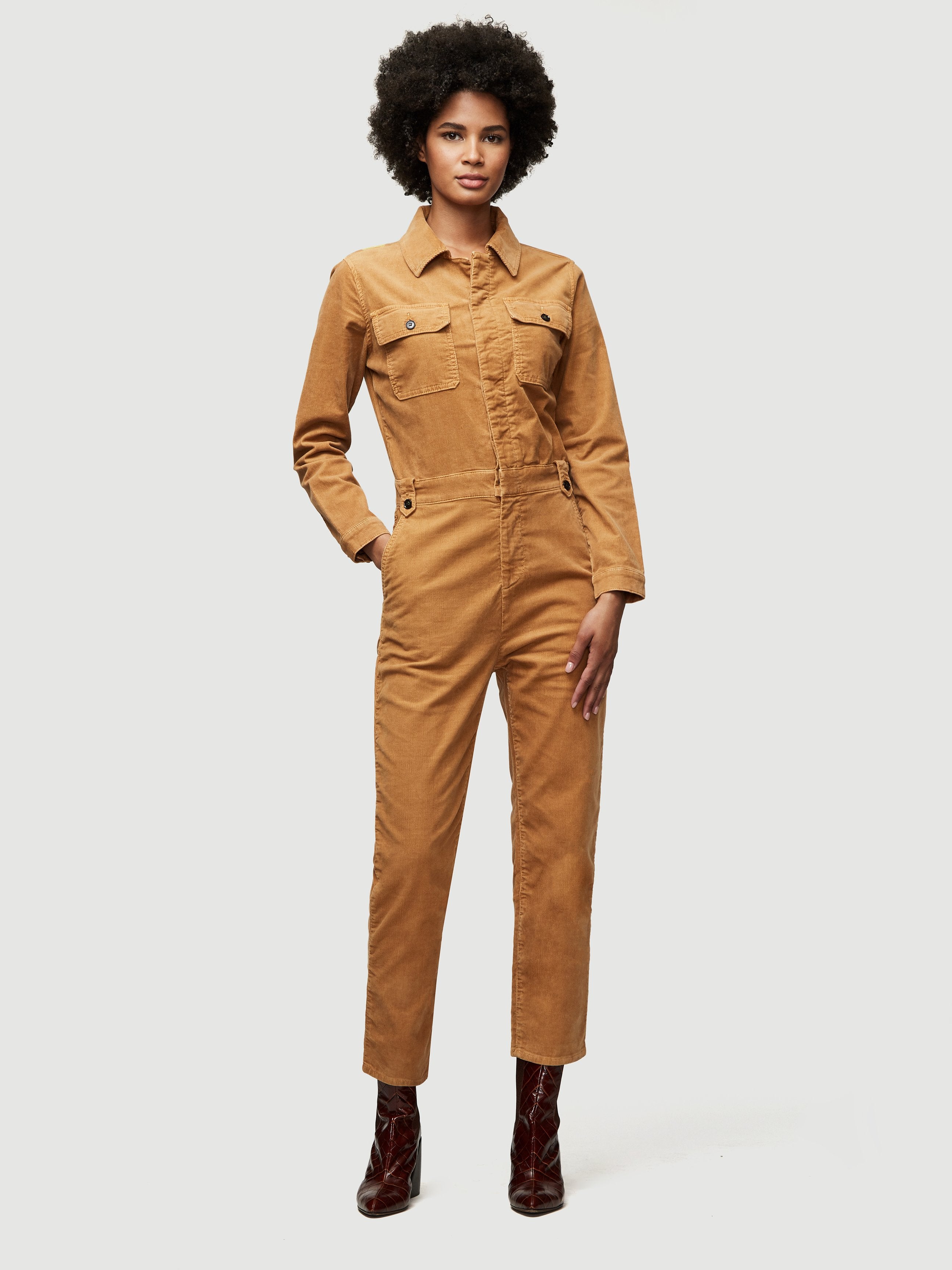 jumpsuit front full body view