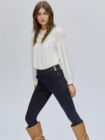 Silk Twisted Pleat Top 