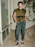 Quilted Colorblocked Jacket 