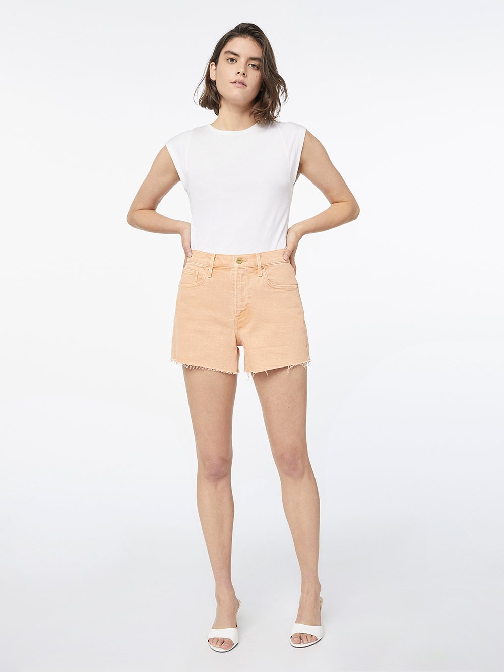 shorts front full body view