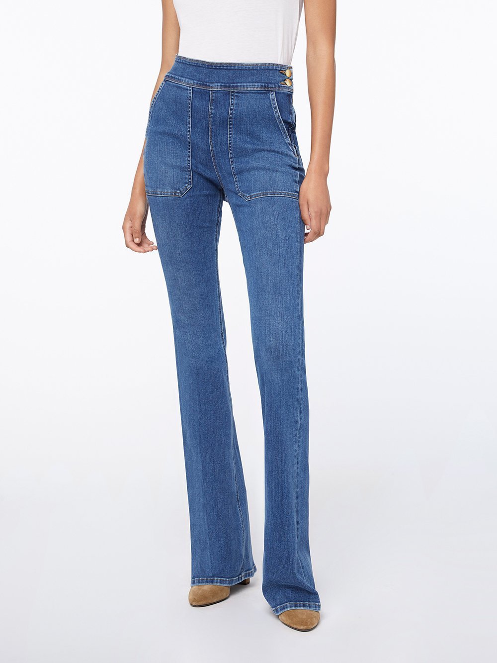 jeans front view