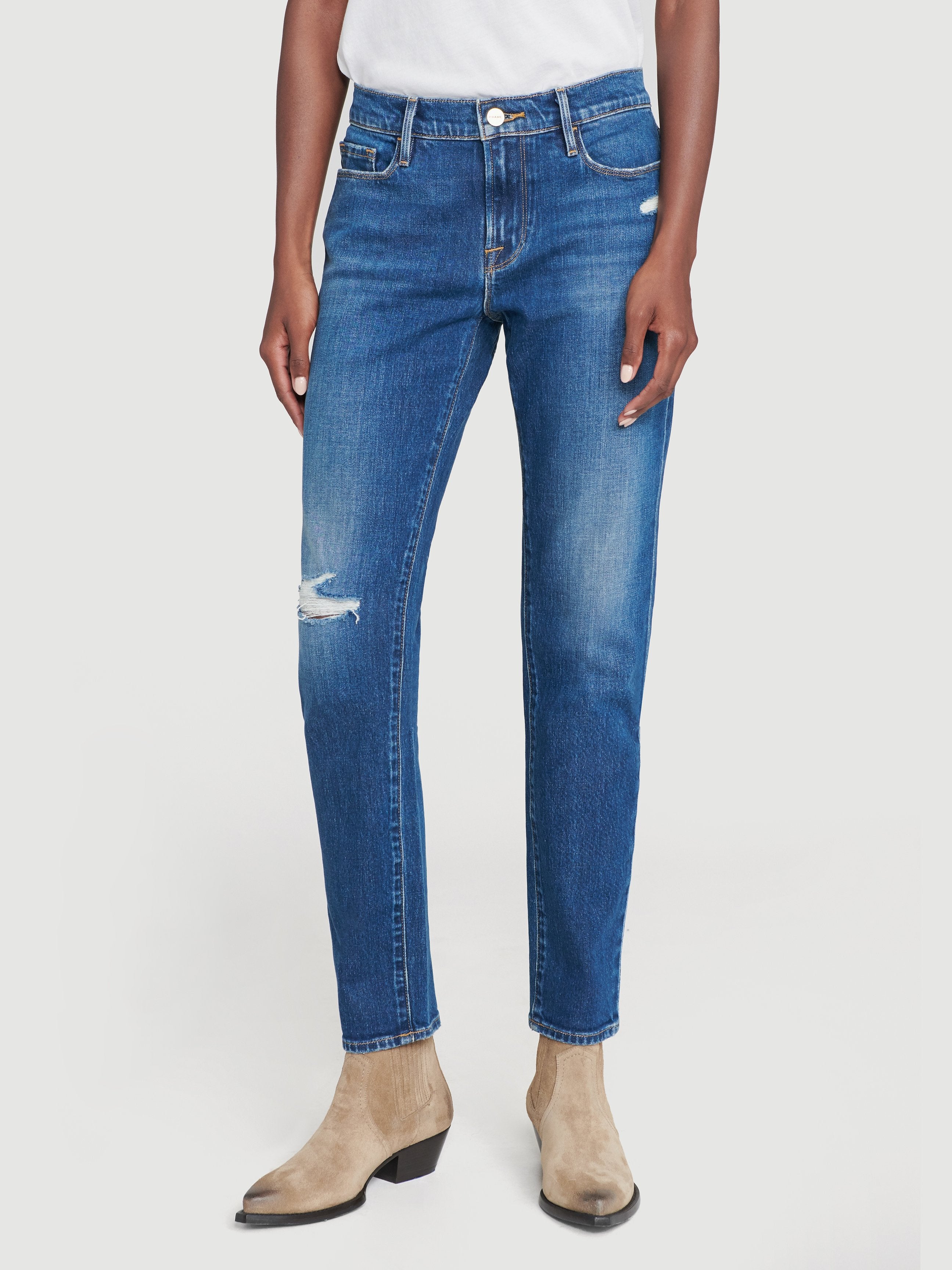 jeans front view