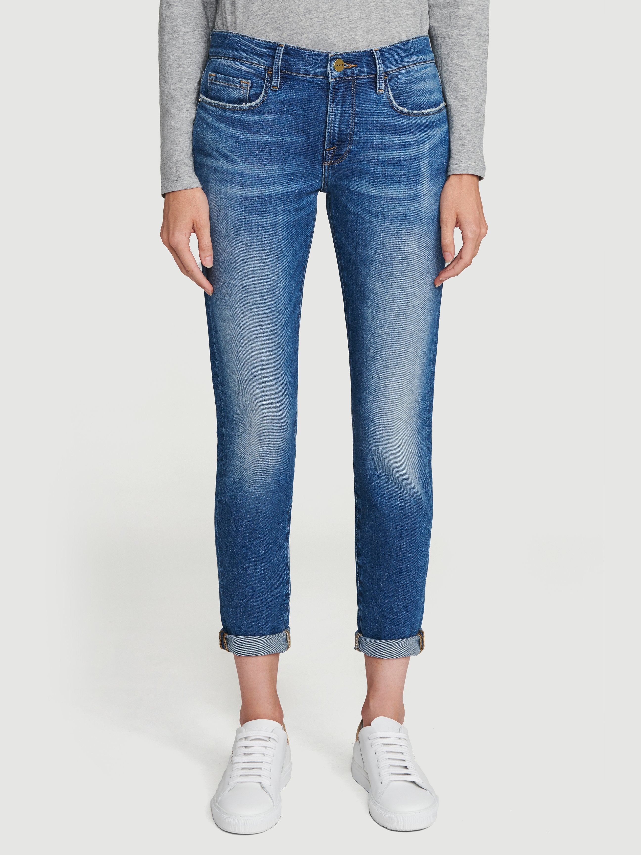 jeans front view