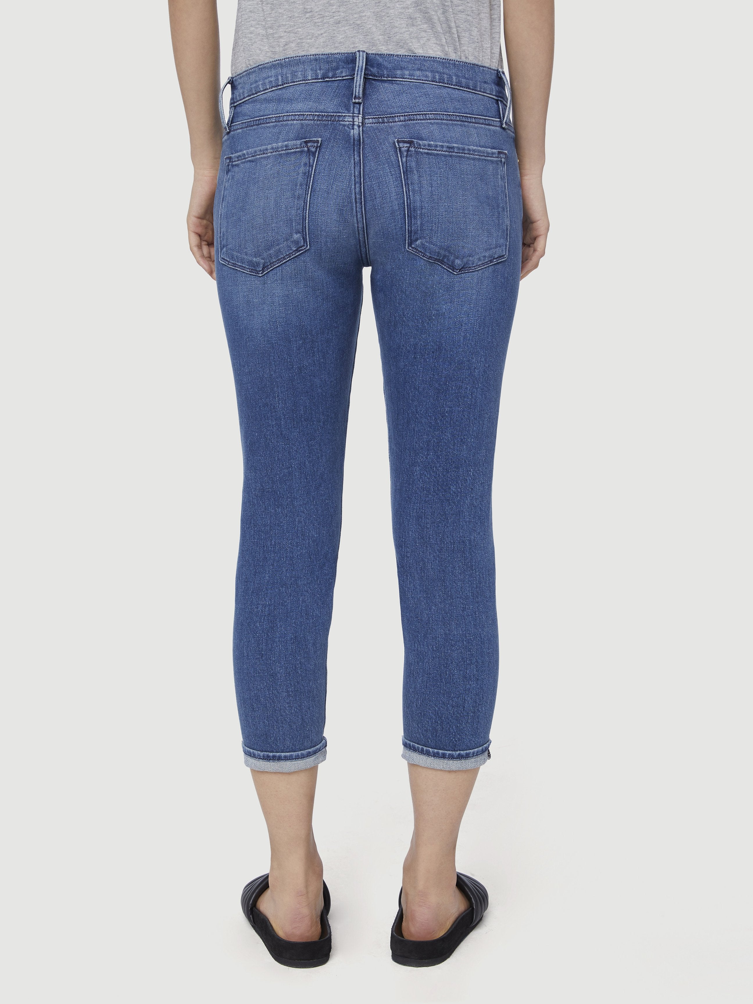 jeans back view