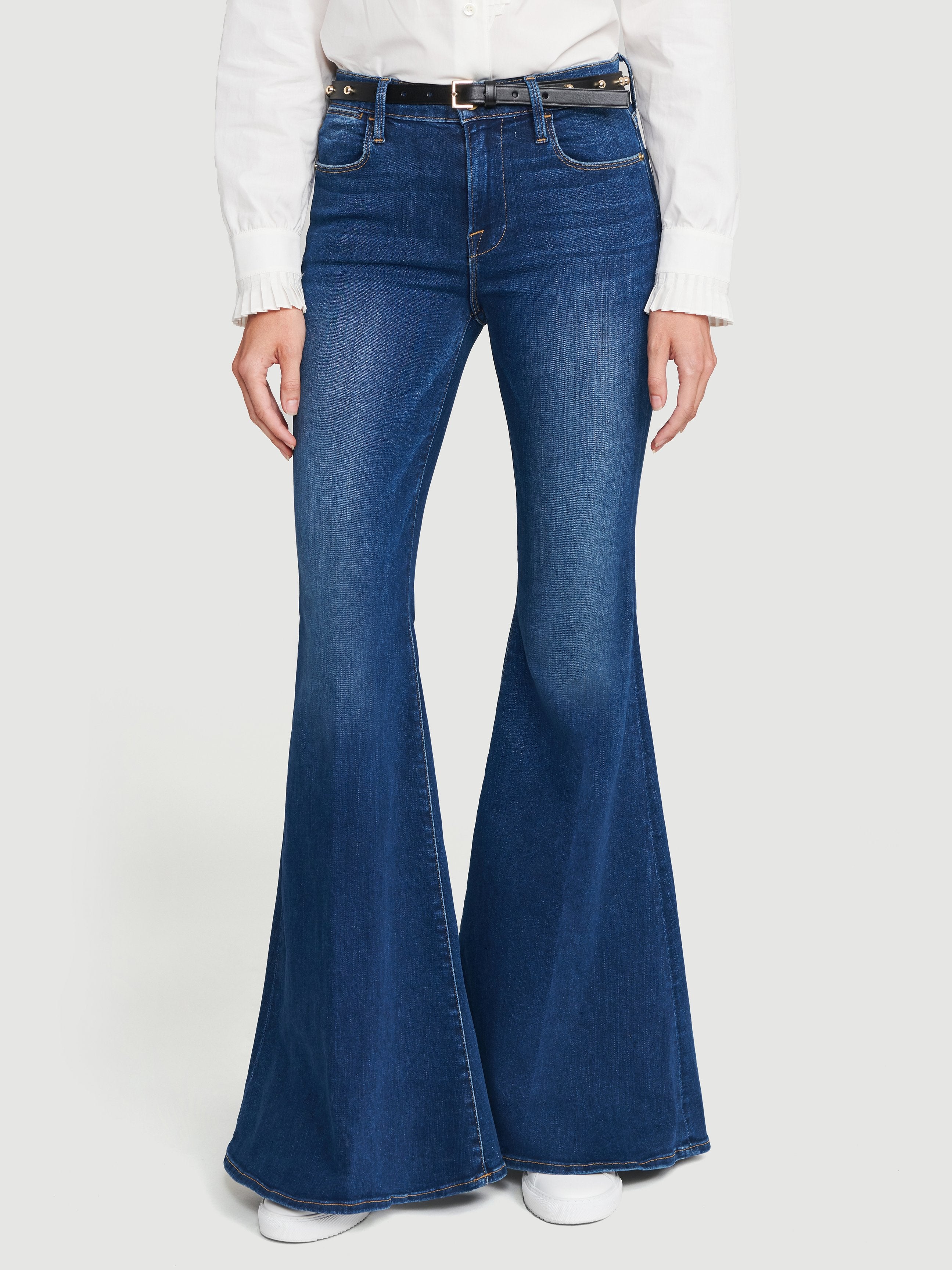 jeans front view