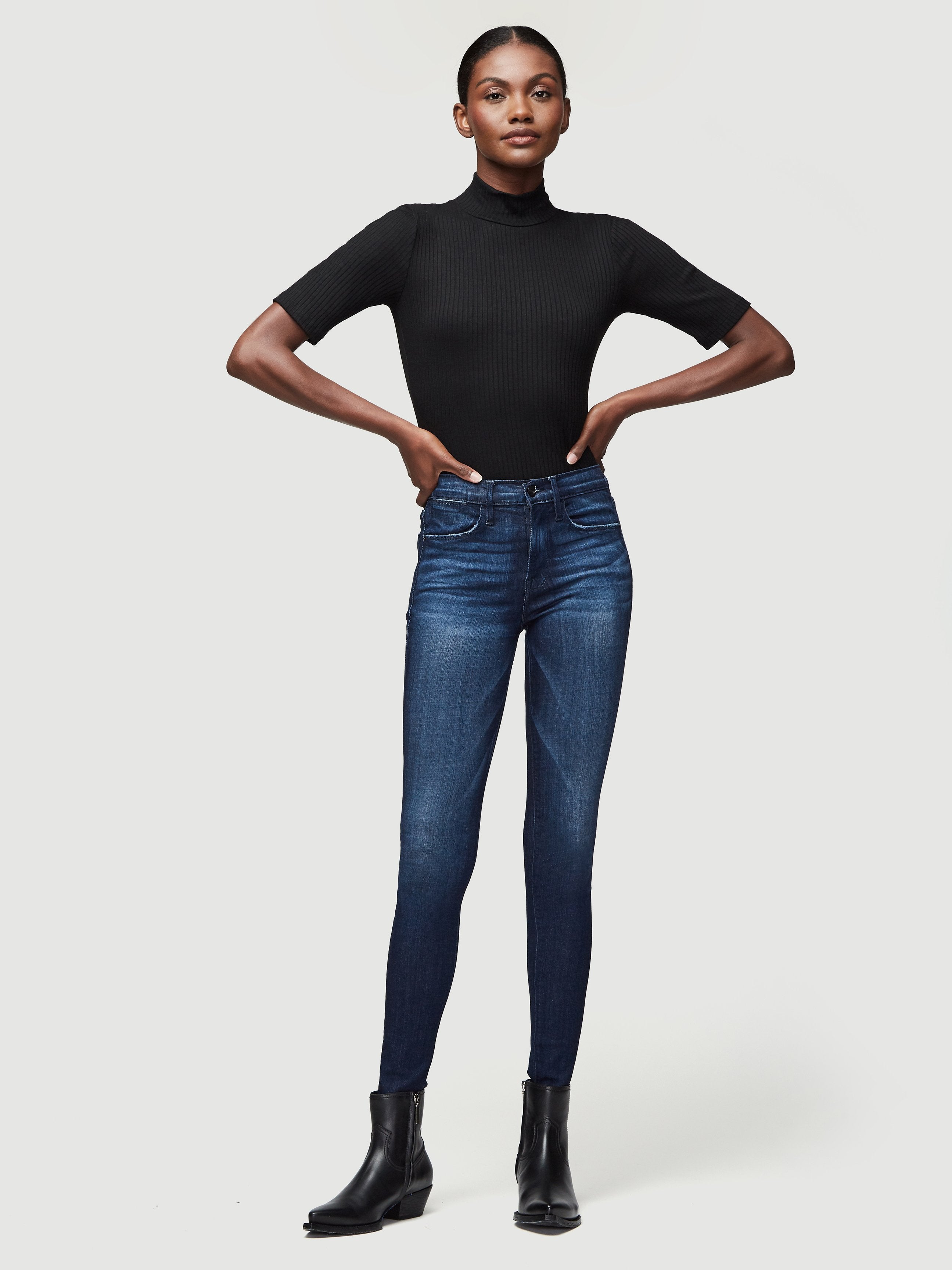 jeans front full body view