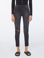 Le High Skinny Crop Raw Edge 