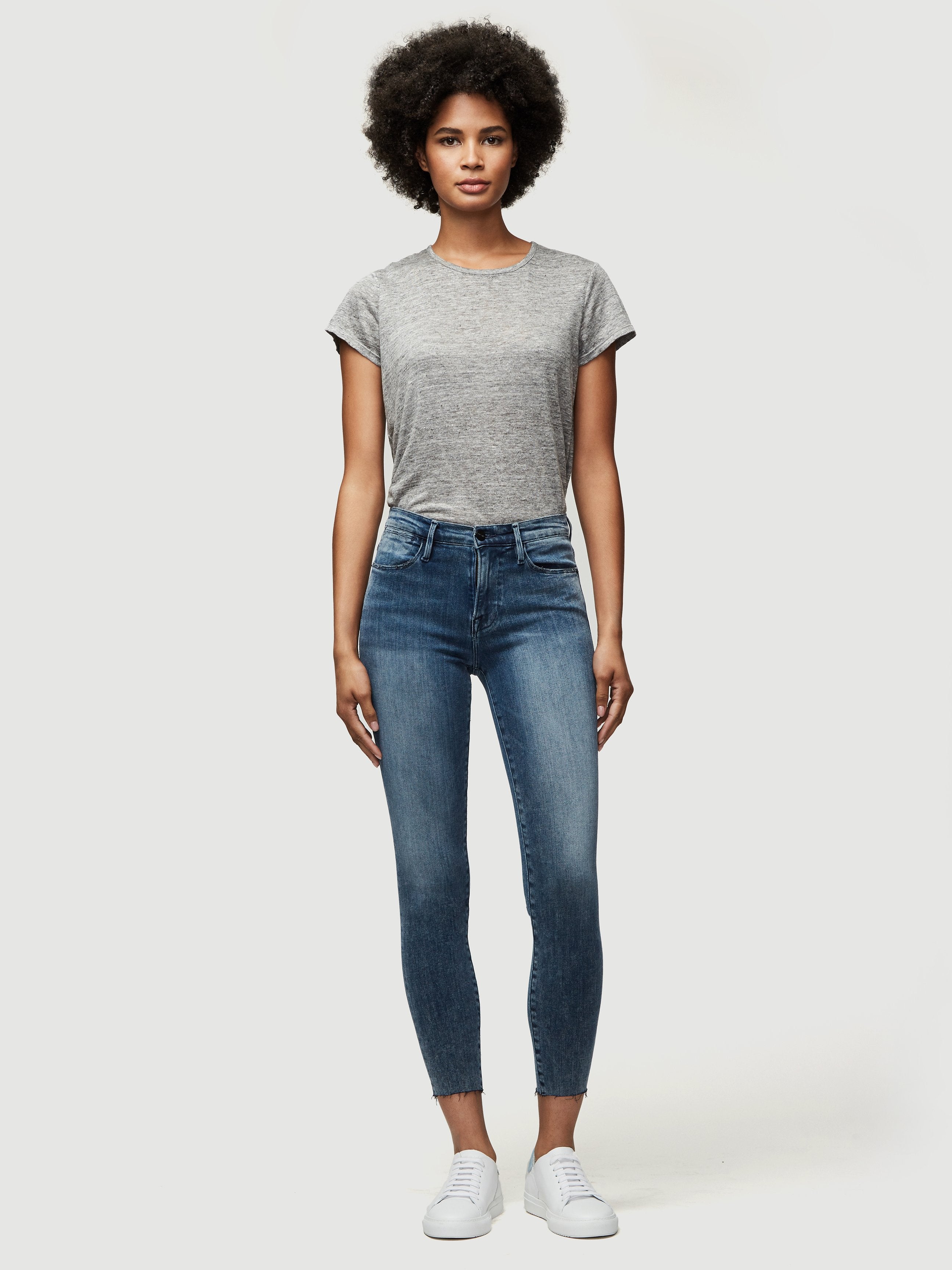 jeans front full body view