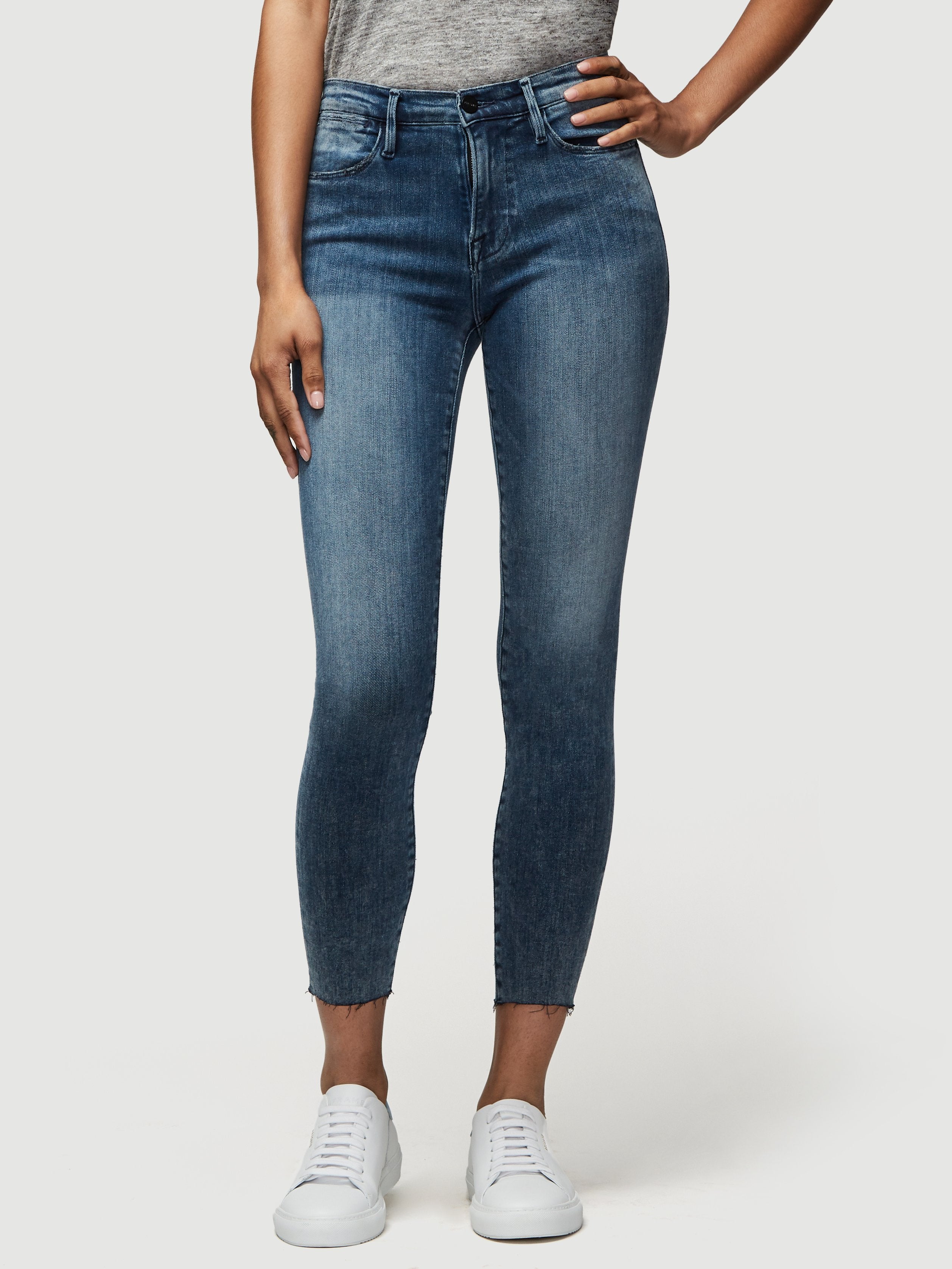 jeans front view