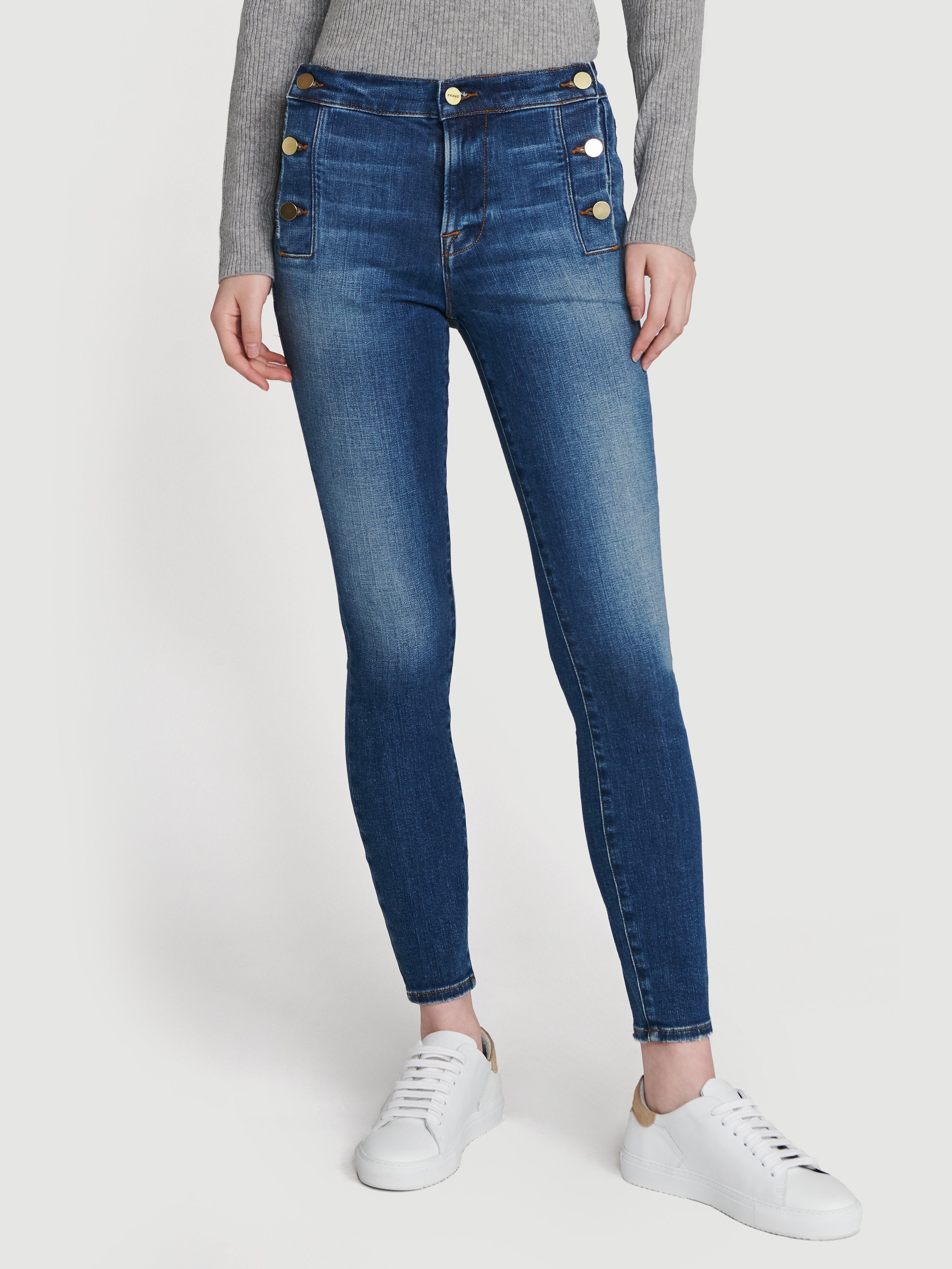 jeans front view