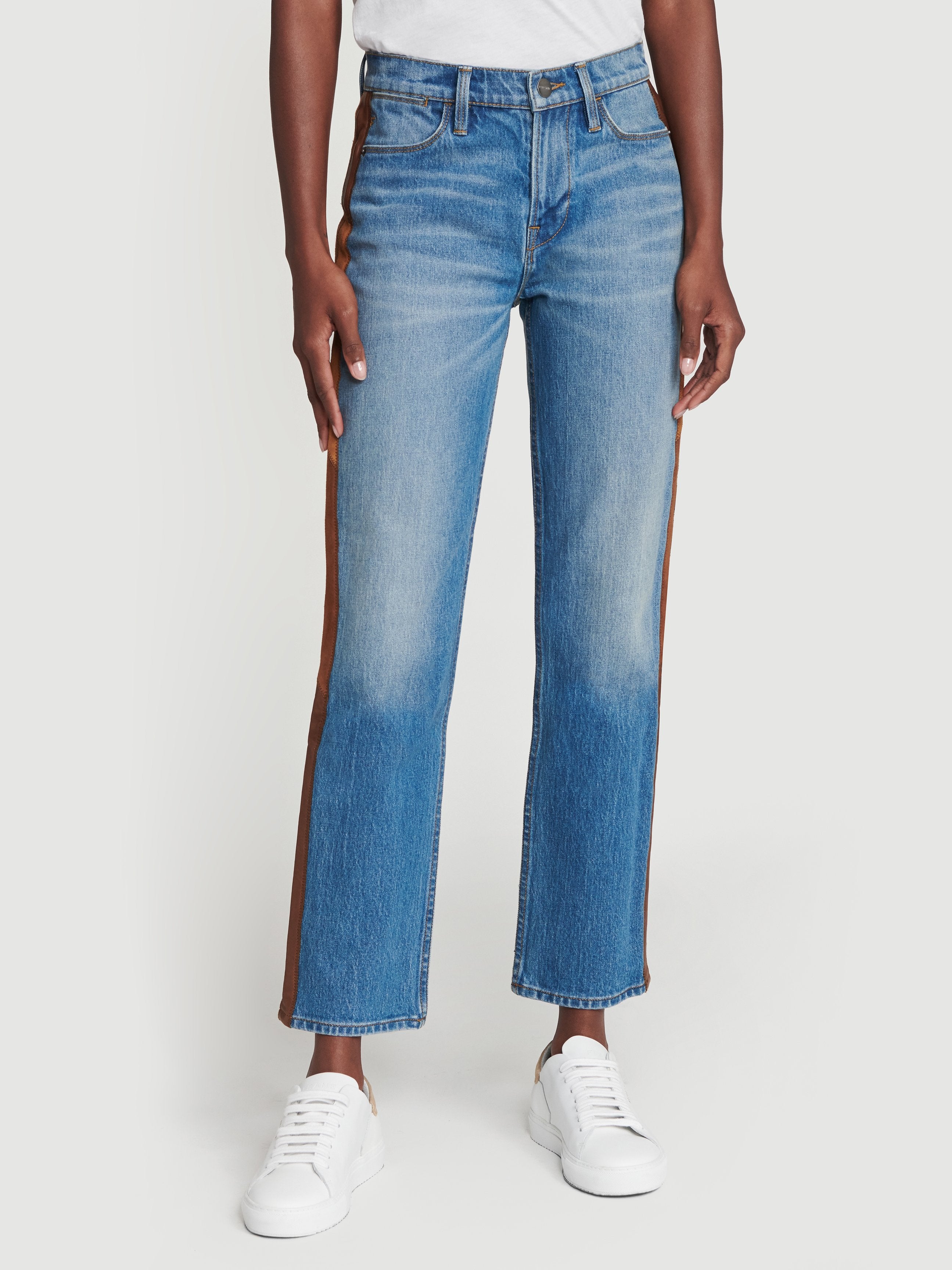 jeans front view