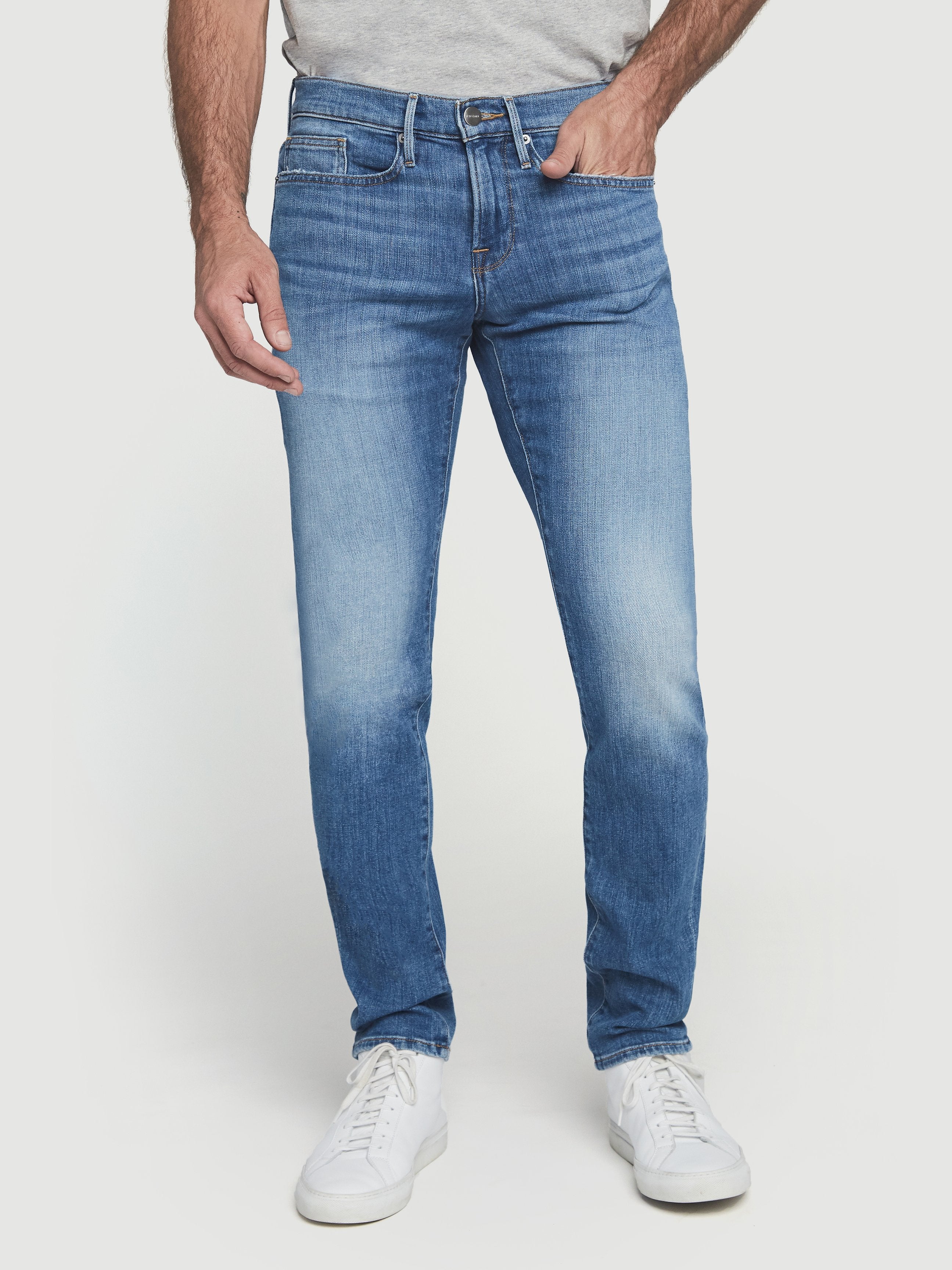 jeans front view