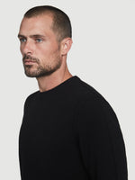 Sustainable Cashmere Seamed Crew 