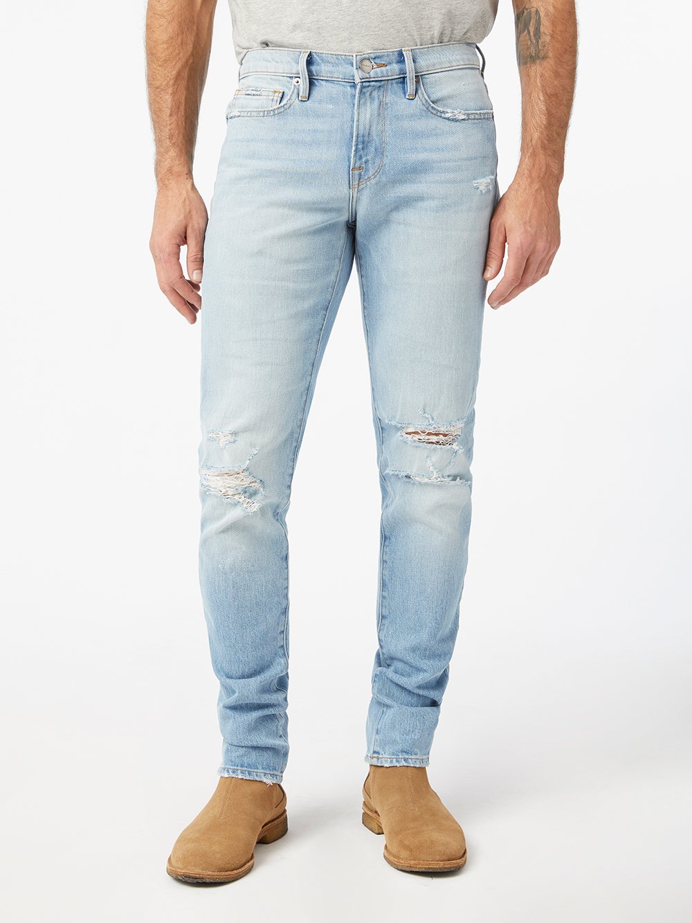 jeans front view