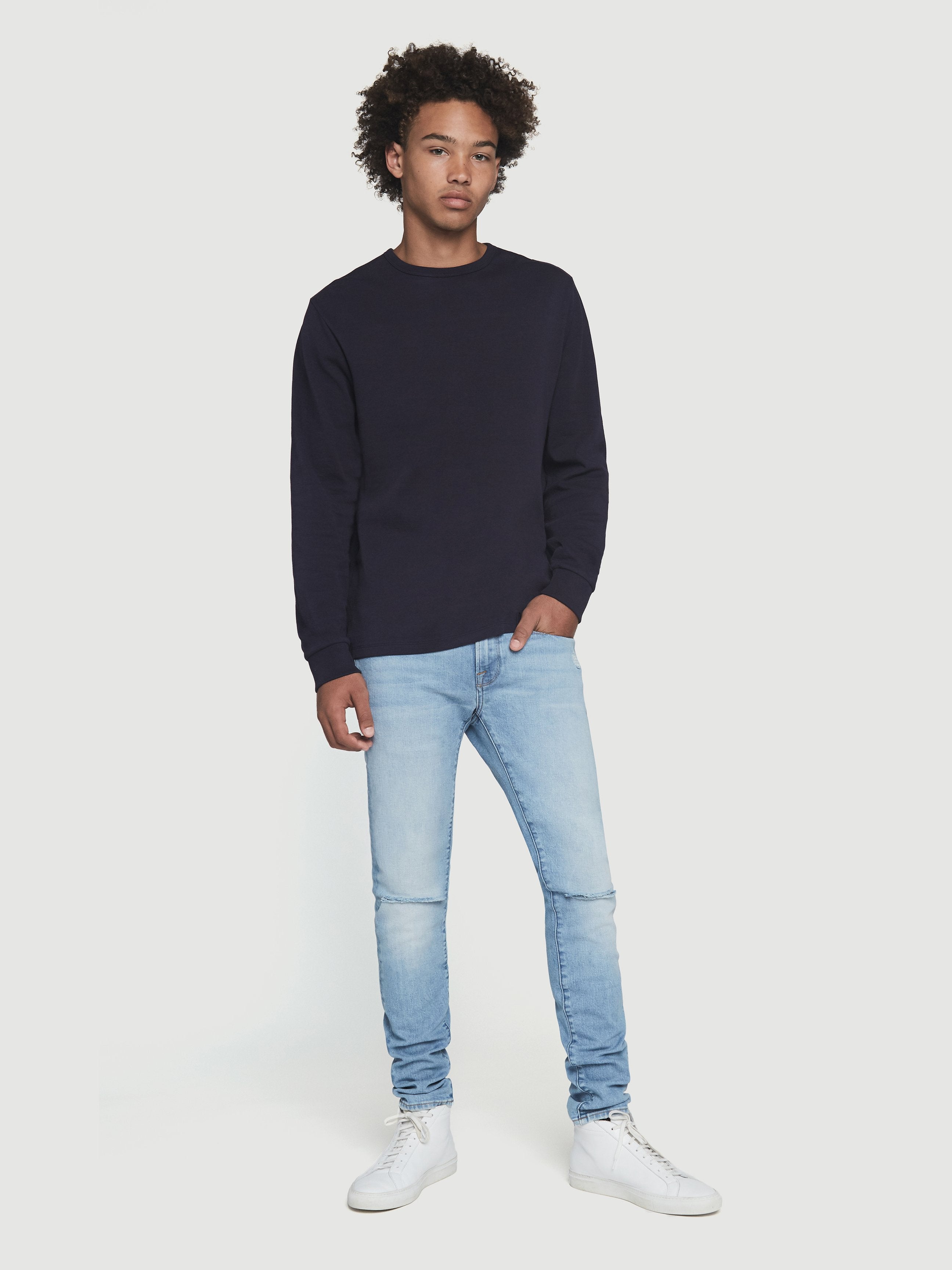 sweater front full body view