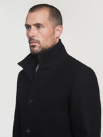 Rib Collar Overcoat 
