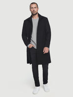 Rib Collar Overcoat 