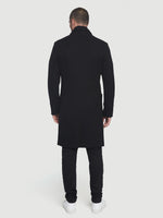 Rib Collar Overcoat 