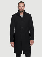 Rib Collar Overcoat 