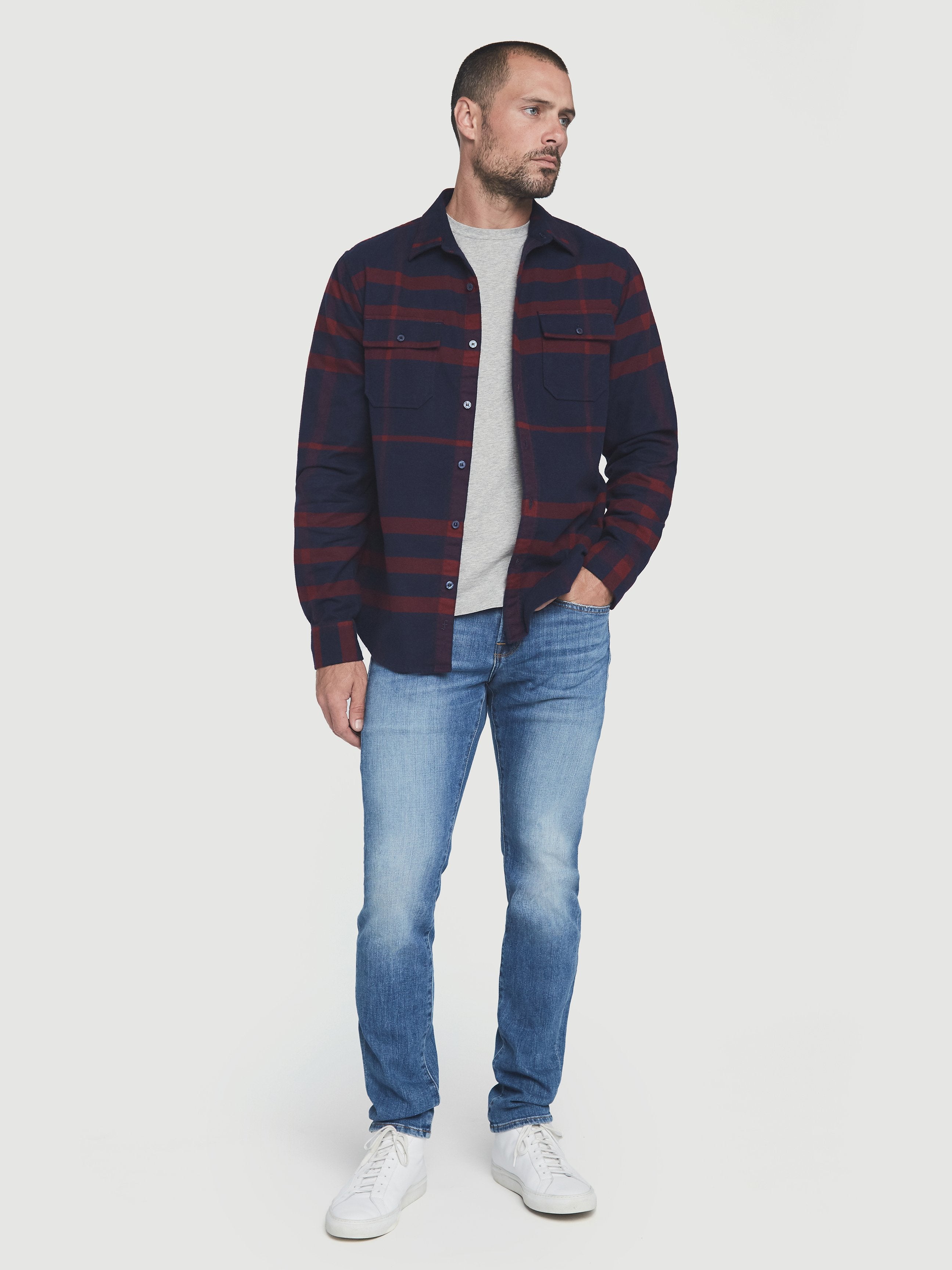 jeans front full body view
