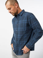 Plaid Single Pocket Shirt 