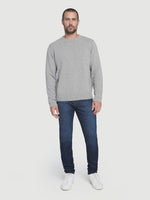 Sustainable Cashmere Seamed Crew 