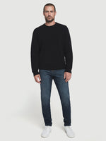 Sustainable Cashmere Seamed Crew 