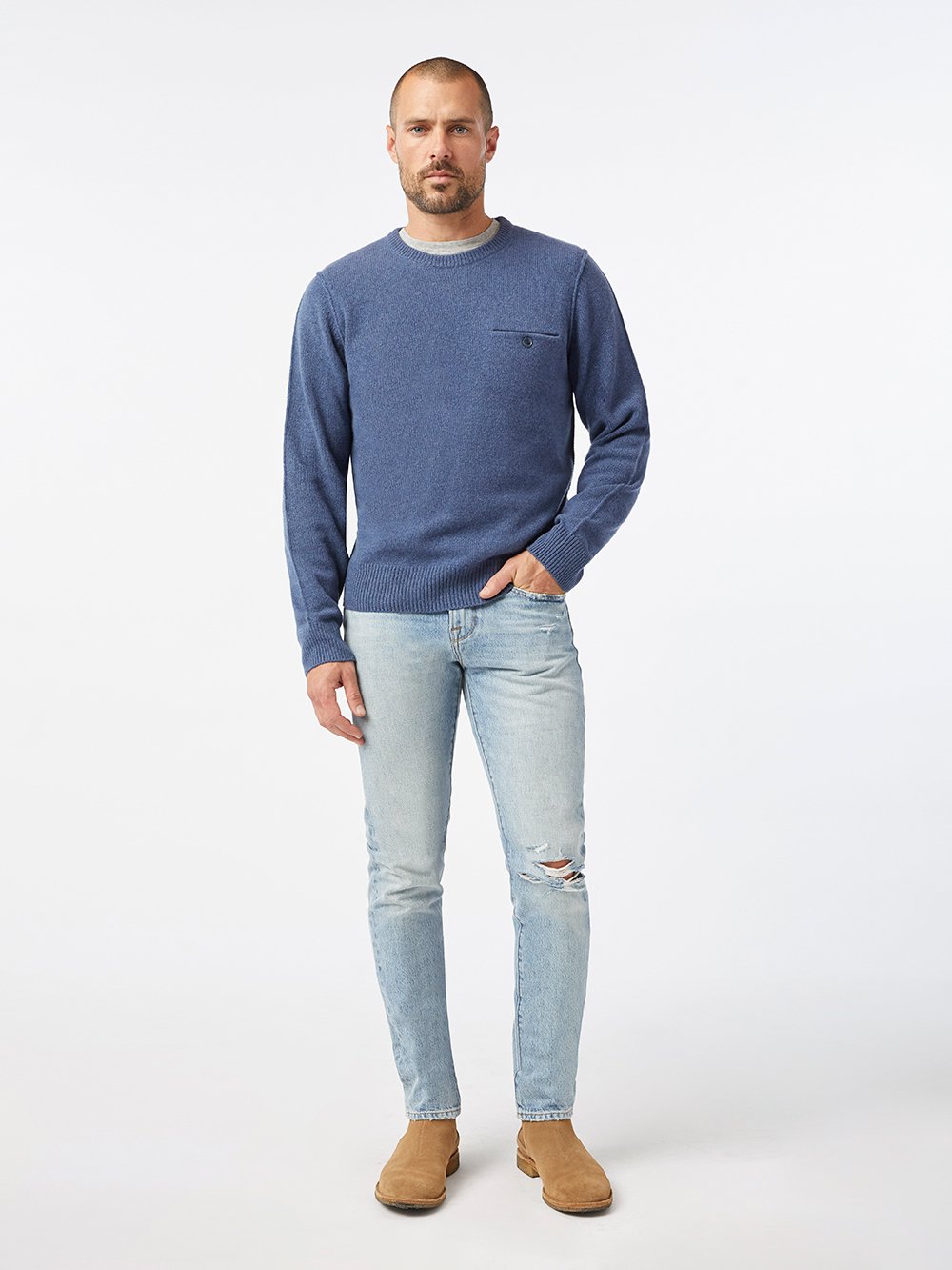 sweater front full body view