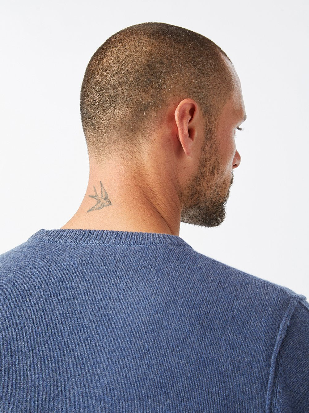 sweater back view