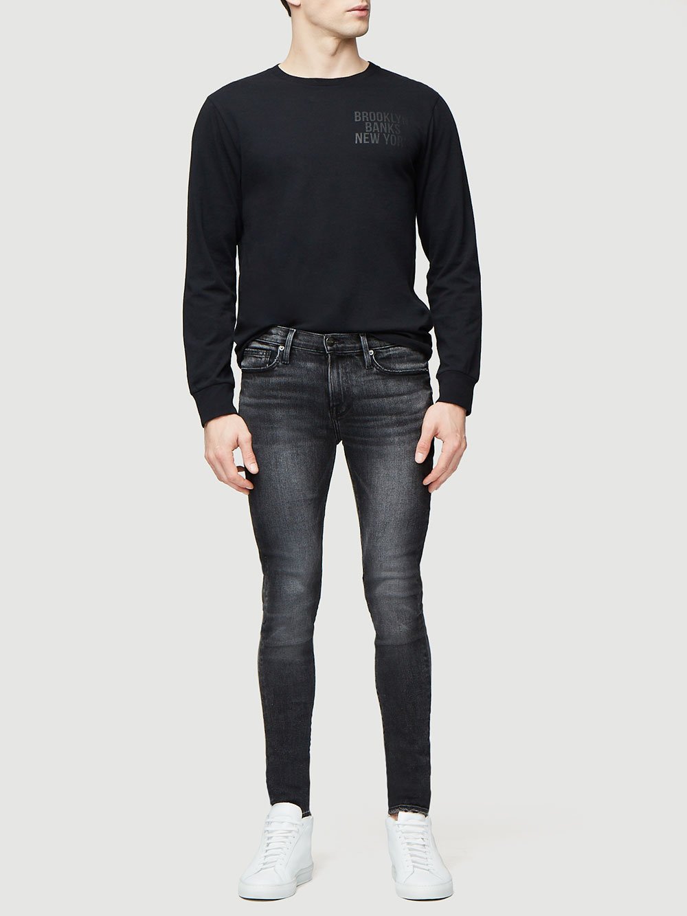 jeans front full body view