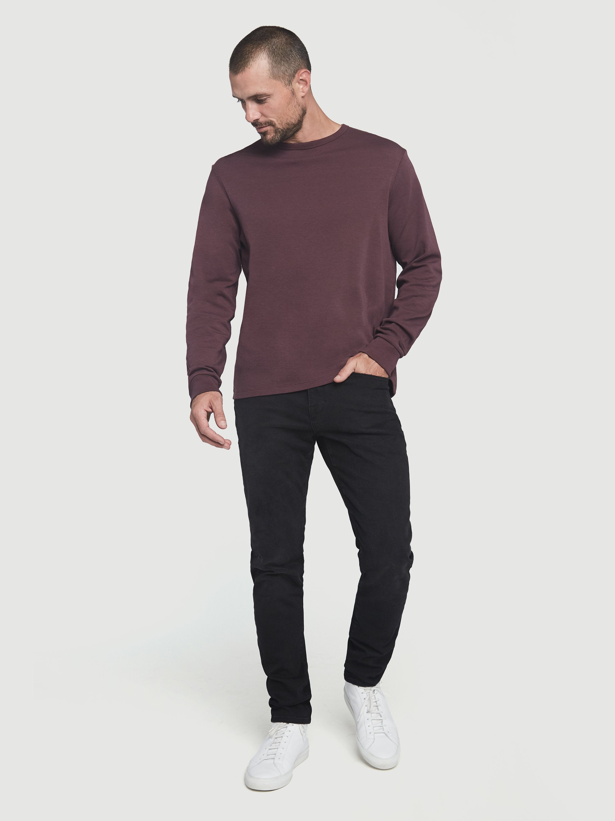 sweater front full body view