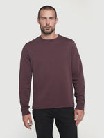 Long Sleeve Quilted Crew 