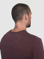 Long Sleeve Quilted Crew 