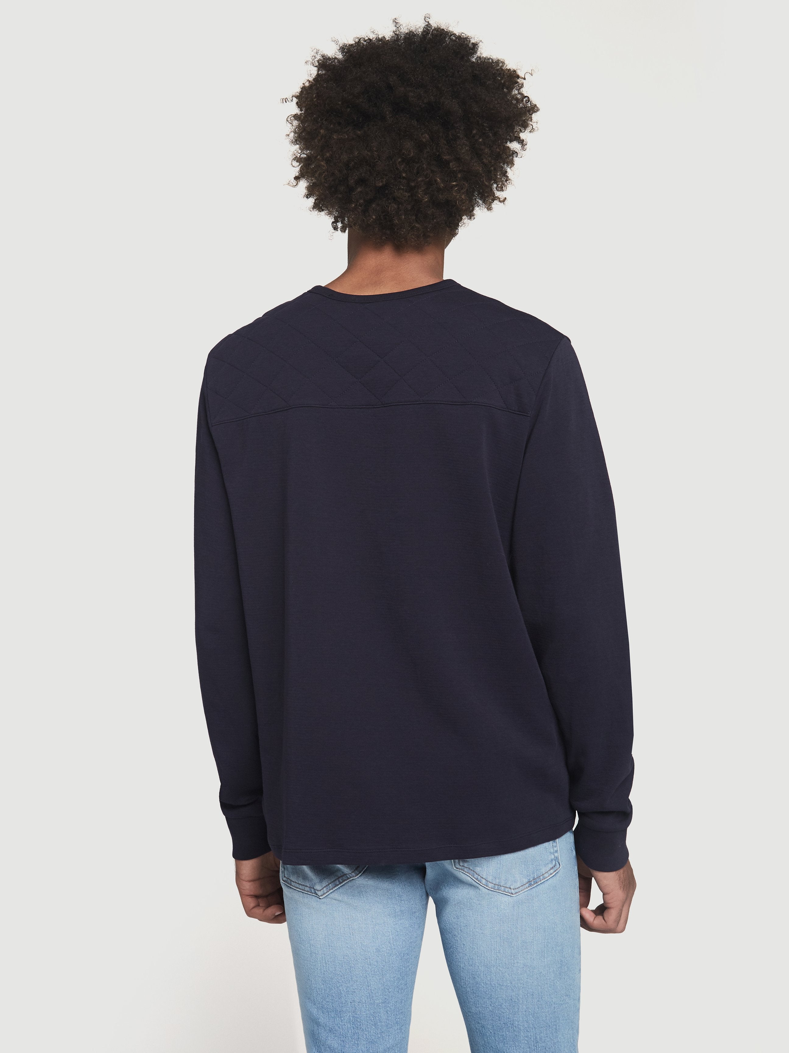 sweater back view