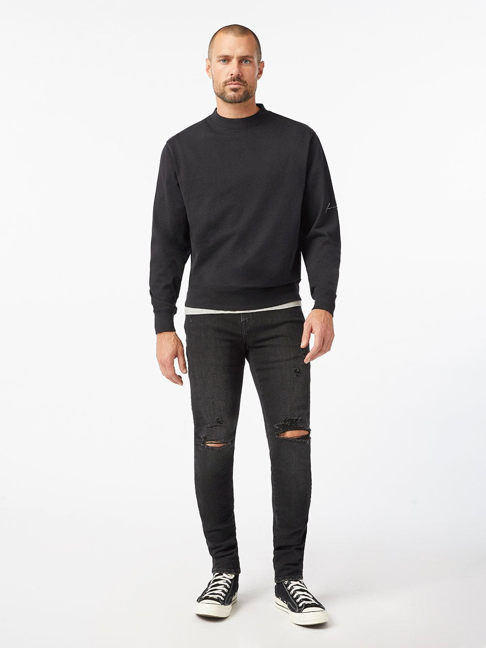 sweater front full body view