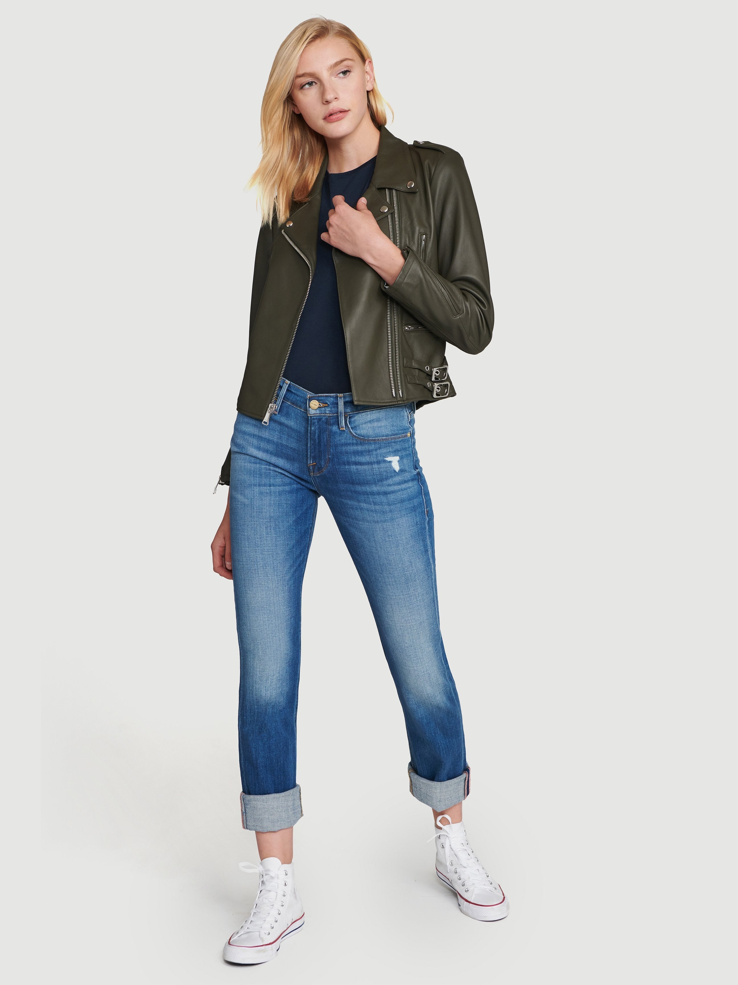 jeans front full body view