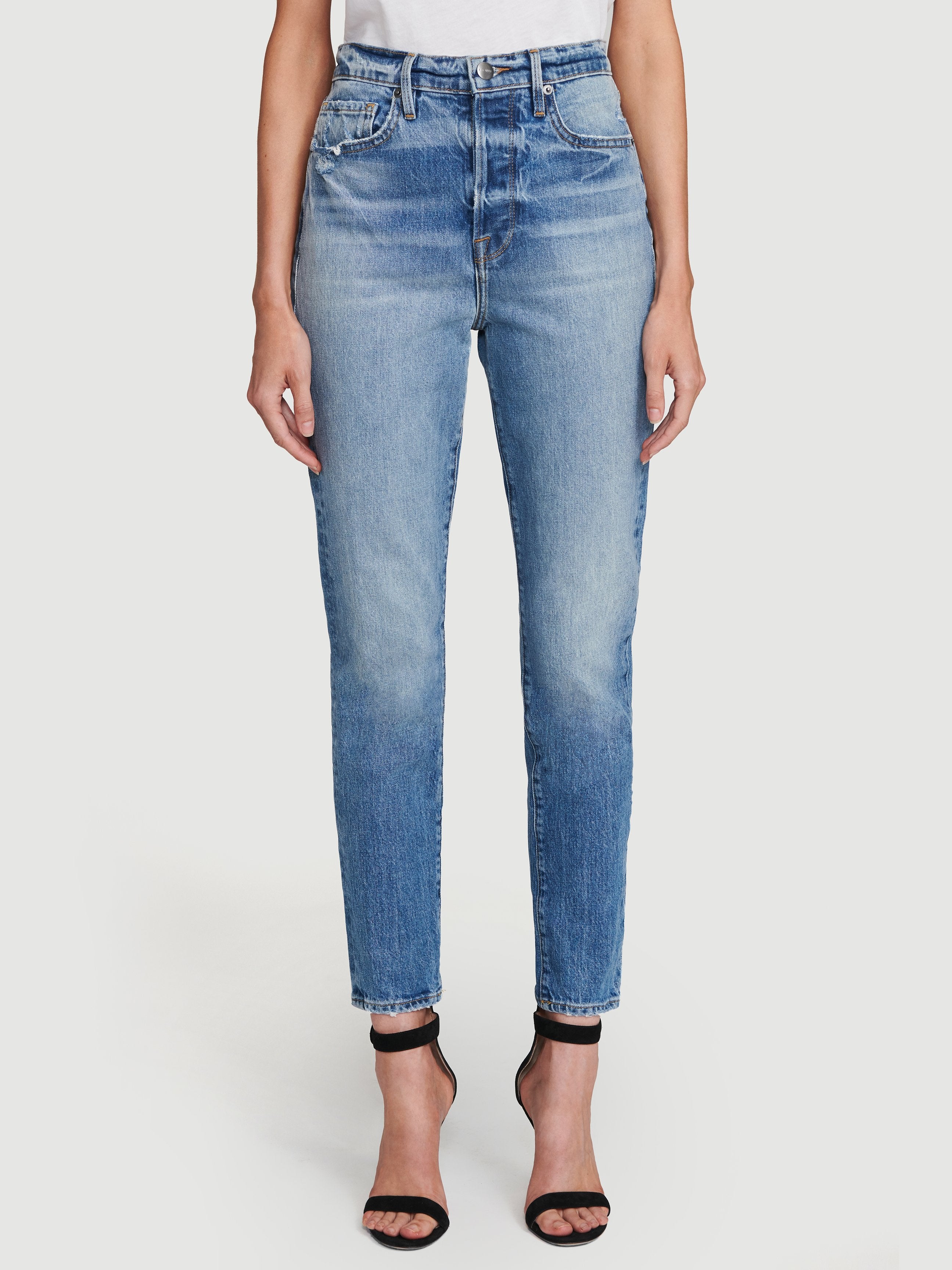 jeans front view