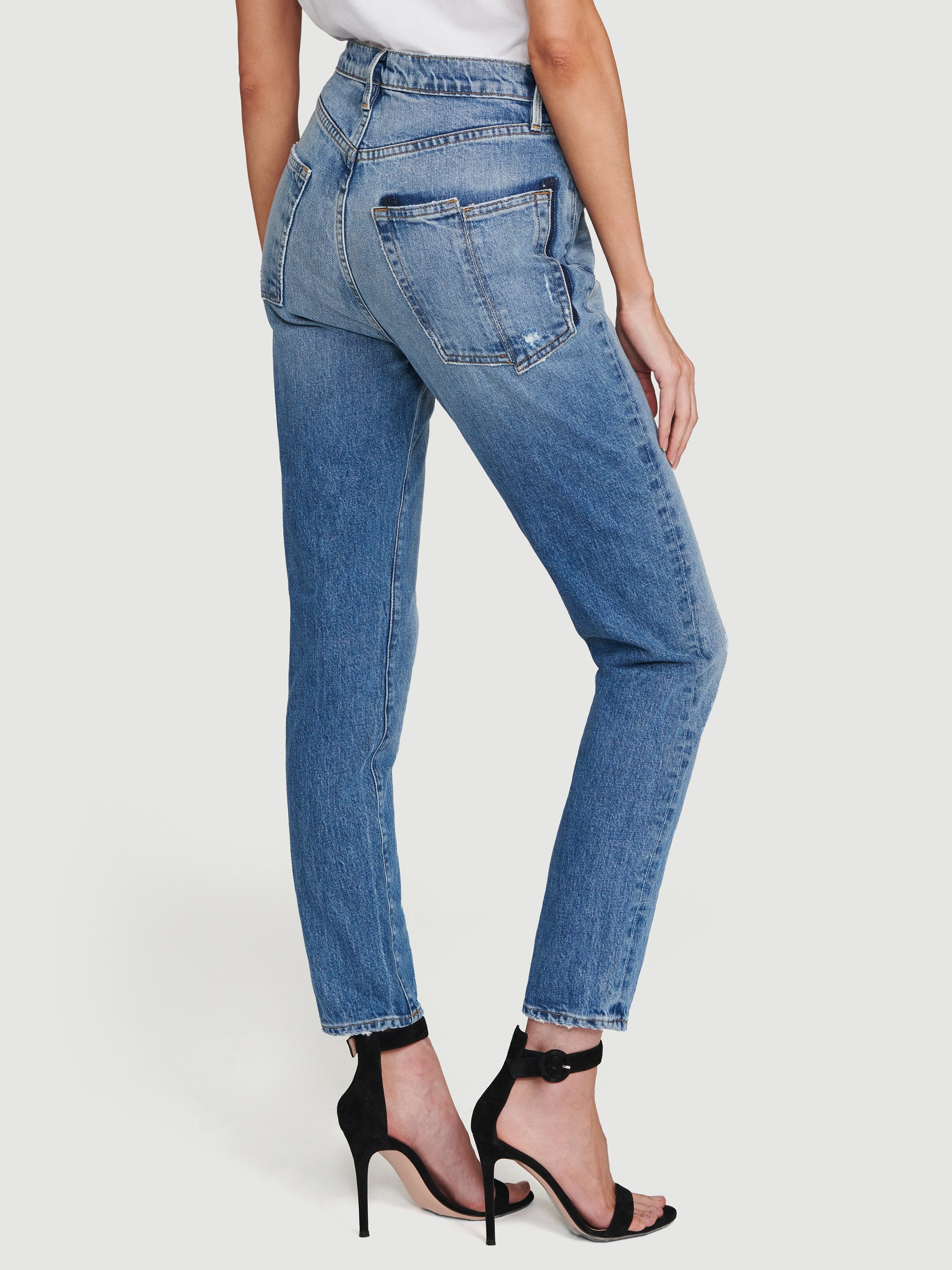 jeans back view