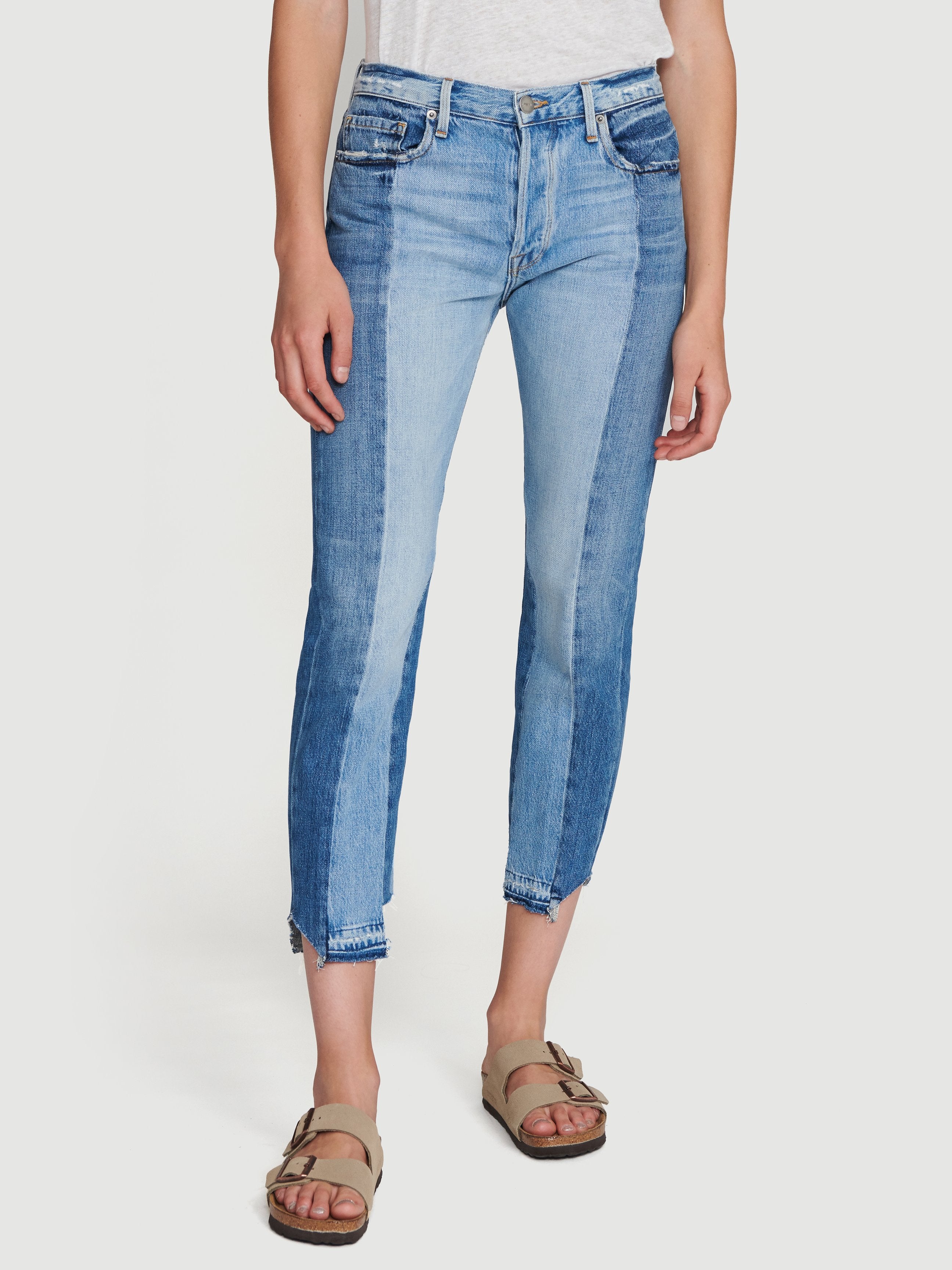 jeans front view