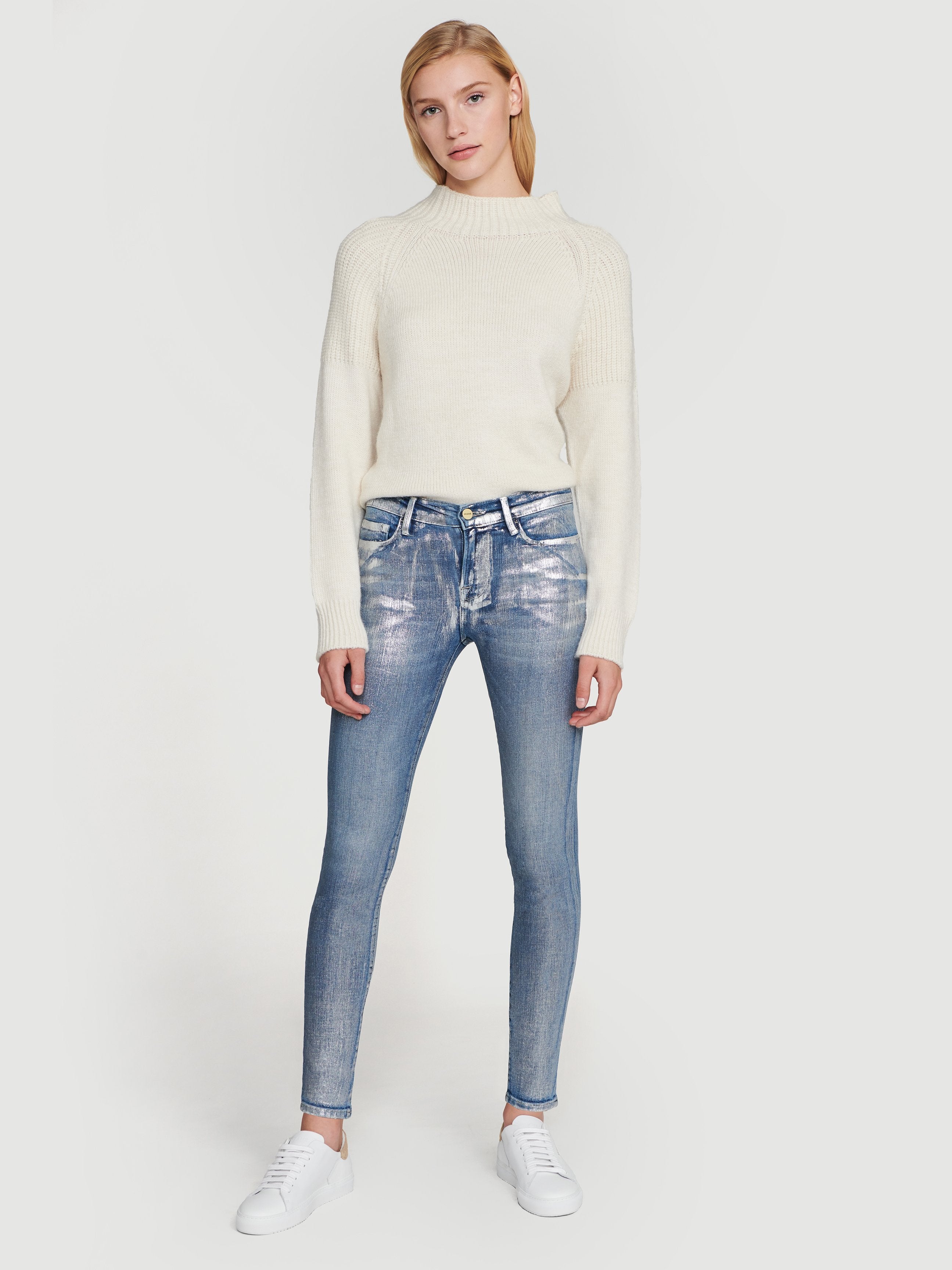 jeans front full body view
