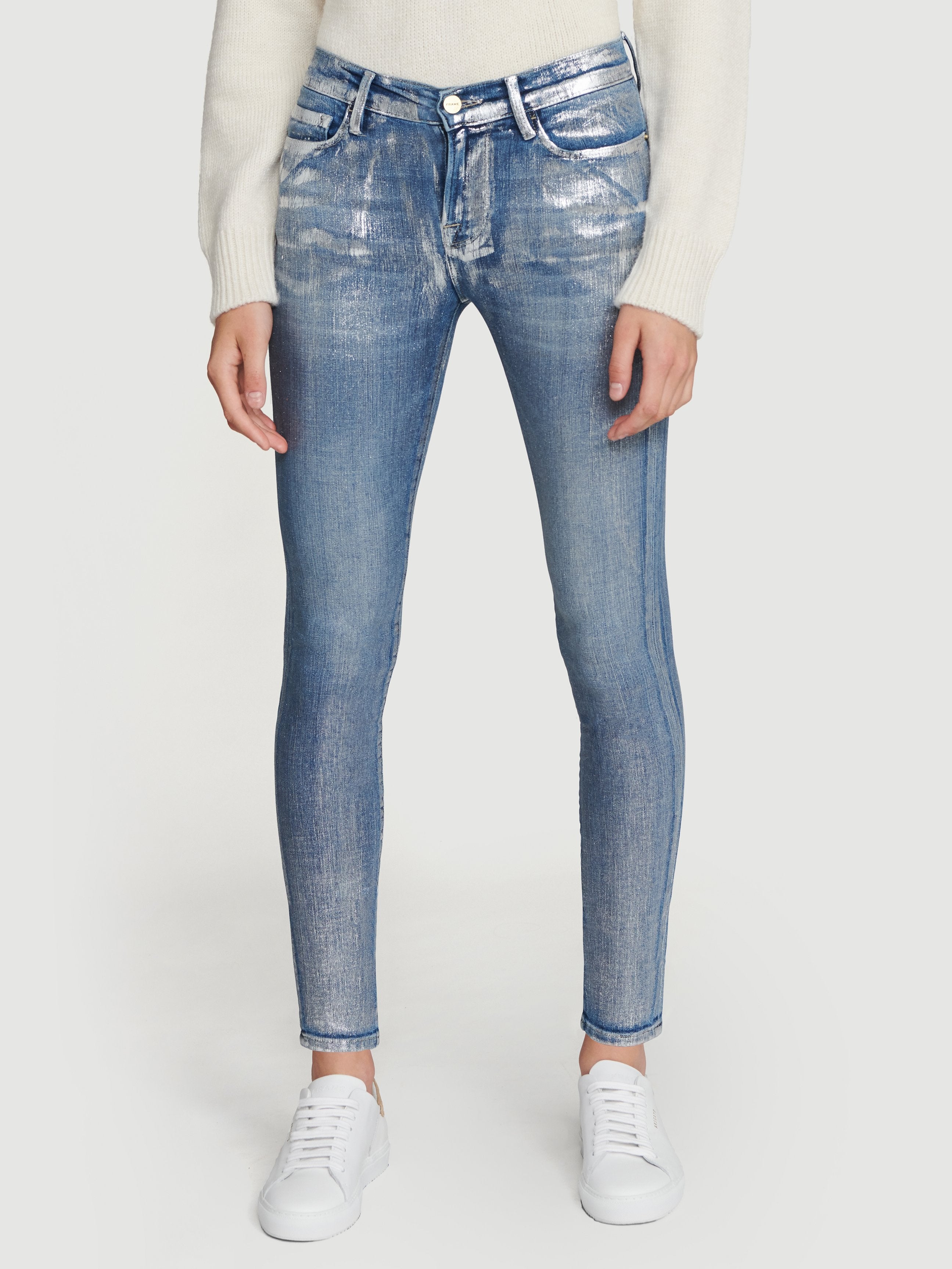 jeans front view