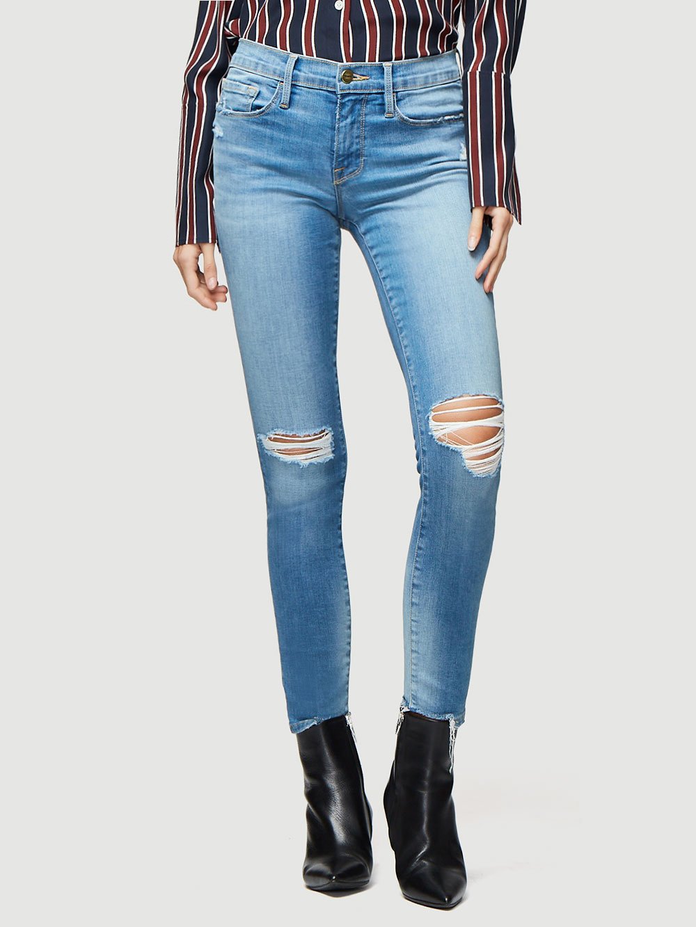 jeans front view