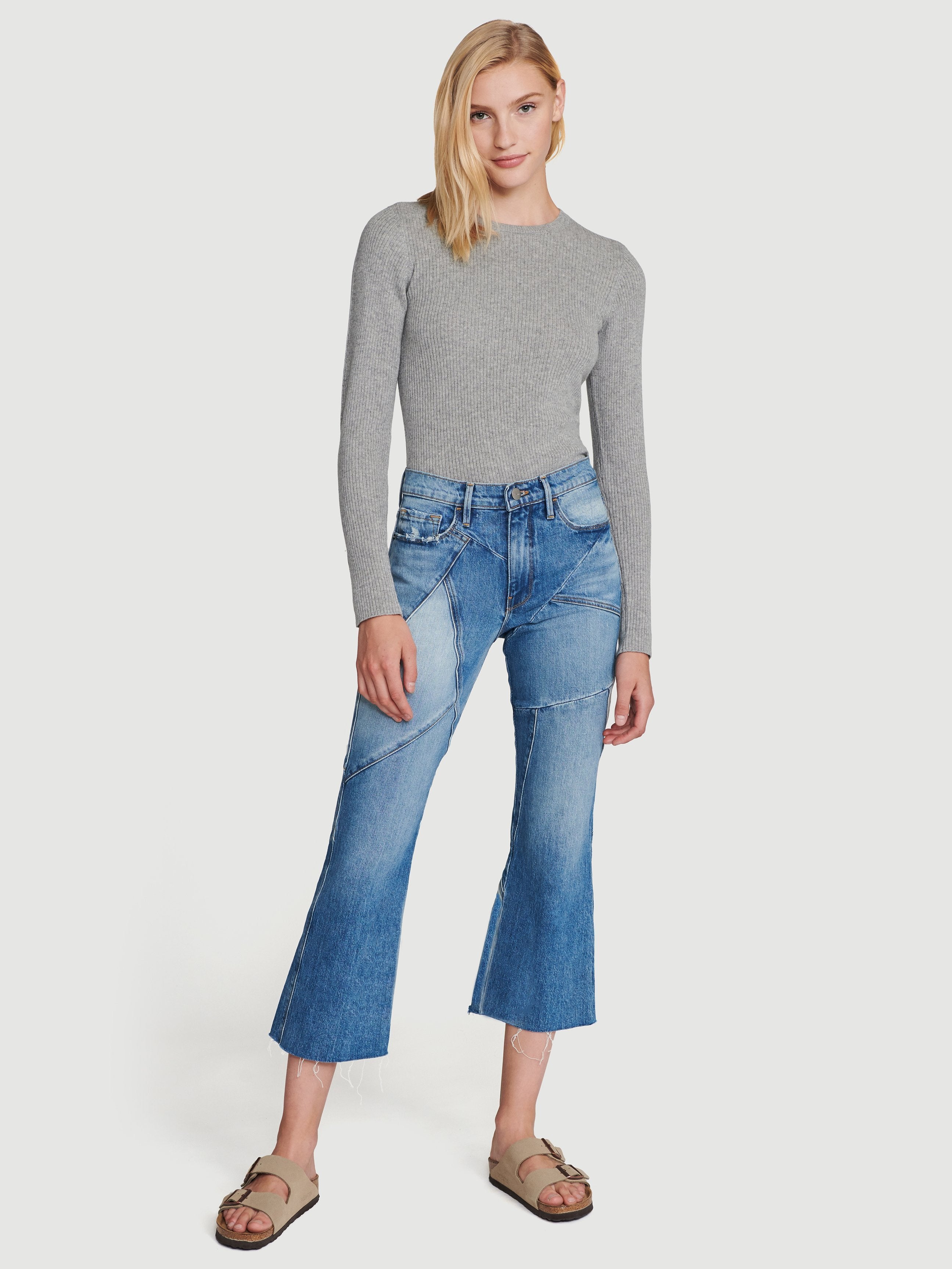 jeans front full body view